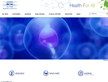 Tablet Screenshot of drrathresearch.org